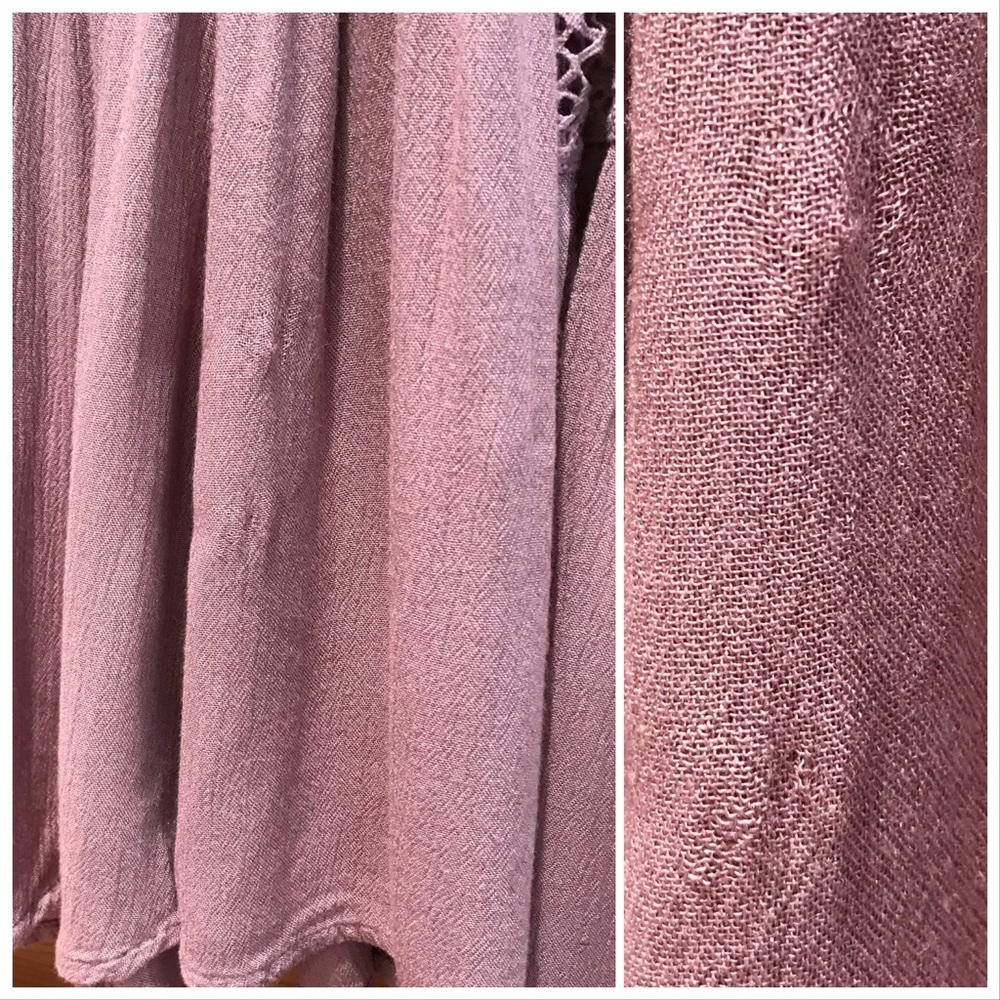 American Eagle AEO dusty rose lace top, XL. - Picture 8 of 8